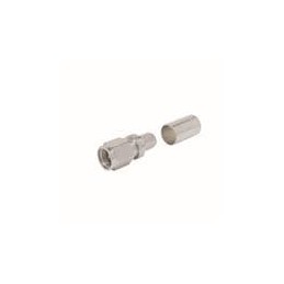 1 pcs : TC-200-SM-SS-X - RF Connectors / Coaxial Connectors SMA-Male (plug) crimp connector no braid trim