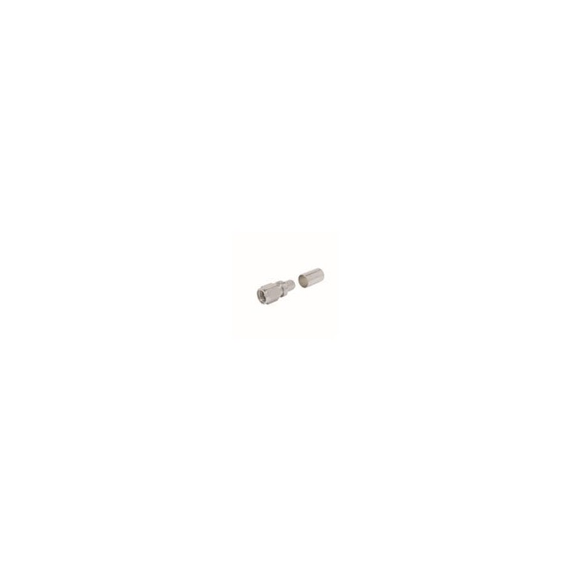 1 pcs : TC-200-SM-SS-X - RF Connectors / Coaxial Connectors SMA-Male (plug) crimp connector no braid trim