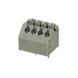 1 pcs : TBL002A-350-04GY-2GY - Fixed Terminal Blocks Terminal block, screwless, 3.50, 45, 4 poles, cool gray