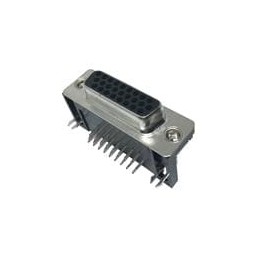1 pcs : K66X-A26S-N - D-Sub High Density Connectors .350 26P SOCKET R/A BOARD LOCK
