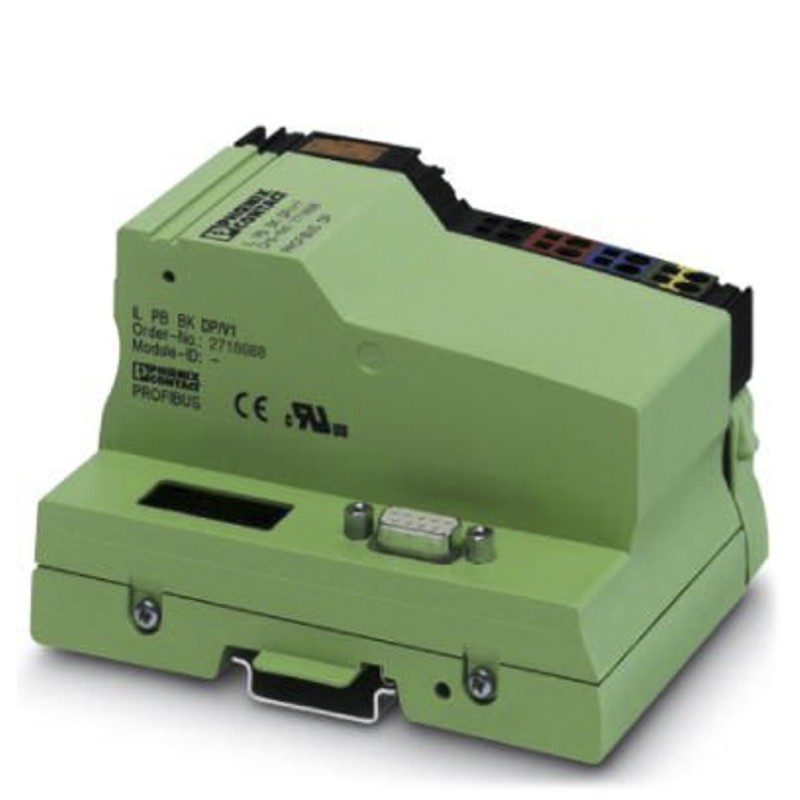 1 pcs - Phoenix Contact IL PB BK DP/V1-PAC Series Bus Coupler for Use with Profibus, 19.2 - 30 V dc