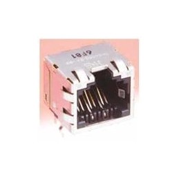 1 pcs : TM24RSG-5A-88 - Modular Connectors / Ethernet Connectors Modular Jack F 8 POS Solder RA Thru-Hole