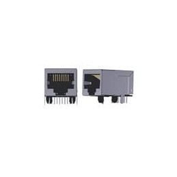 1 pcs : ARJM11B1-502-NN-EW2 - Modular Connectors / Ethernet Connectors CONN MAGJACK 1PORT 1000 BASE-T