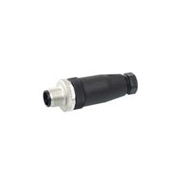 1 pcs : 7000-12741-0000000 - DIN Connectors M12 MALE 0 WIREABLE SCREW TERM., 4-pol. max.0,75mm 6-8mm