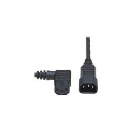 1 pcs : P004-002-13LA - AC Power Leads 18AWG SJT 100-250V 10A LEFT ANGLE 2'