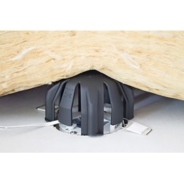 1 pcs - HellermannTyton Lighting Cover for use with Reel and blowed-in insulations with Extraflat LED Downlights,50mm Length,