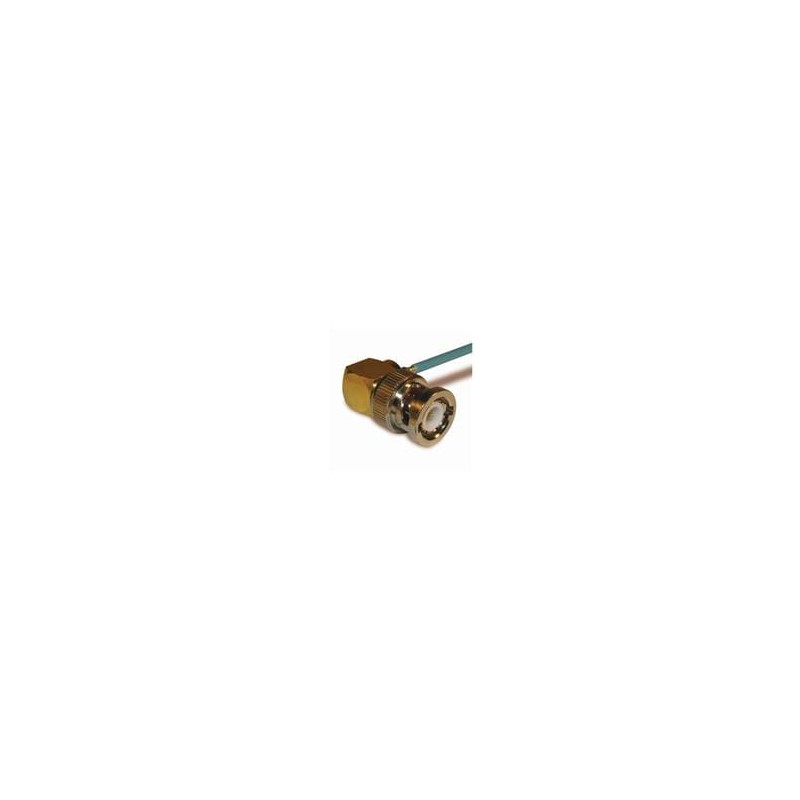1 pcs : 112614 - RF Connectors / Coaxial Connectors BNC R/A PLUG .085 S/R GOLD BODY