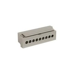 1 pcs : DMB-4771-TGH - Terminal Block Tools & Accessories Terminal Guard 9 Hole Guard For 9 Terminals (DMB-4771)