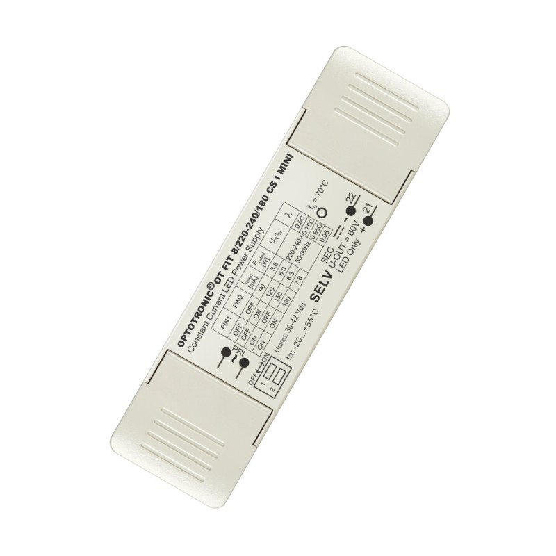 1 pcs - Osram LED Driver, 42V Output, 8W Output, 180mA Output, Constant Current