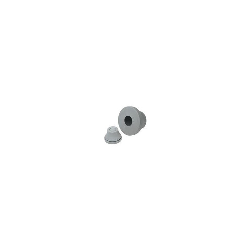 1 pcs : GR67M20A - Grommets & Bushings IP 67 GROMMETS:EPDM GRAY, M20 SIZE FOR PANEL THICKNESS 1-4 MM: