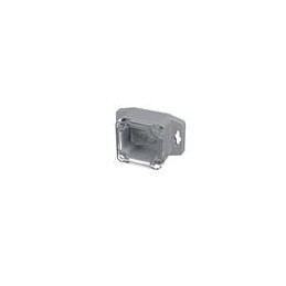 1 pcs : PN-1330-CMB - Electrical Enclosures IP65 NEMA 4X Box with Clear Cover and Mounting Brackets (2.1 X 2 X 1.4 In)