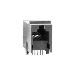 1 pcs : TM5RC-88(50) - Modular Connectors / Ethernet Connectors RJ-45 RCP 8 POS 2mm Solder RA Thru-Hole