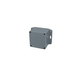 1 pcs : PN-1331-DGMB - Electrical Enclosures IP65 NEMA 4X Box Dark Gray with Mounting Brackets (3.2 X 3.2 X 2.2 In)