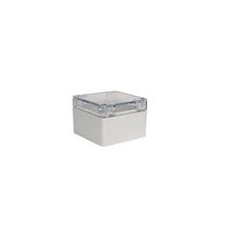 1 pcs : PN-1331-C - Electrical Enclosures IP65 NEMA 4X Box with Clear Cover (3.2 X 3.2 X 2.2 In)