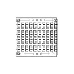 1 pcs : 500-080-231-B01 - Hard Metric Connectors ZD Connector, Male, Vert, 4 Pair