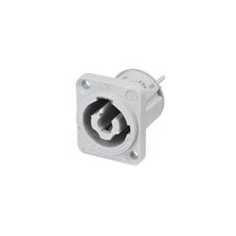 1 pcs : NAC3MPXXB - AC Power Plugs & Receptacles Receptacle - powerCON blue / grey - 60320-1 certified - power out (grey)