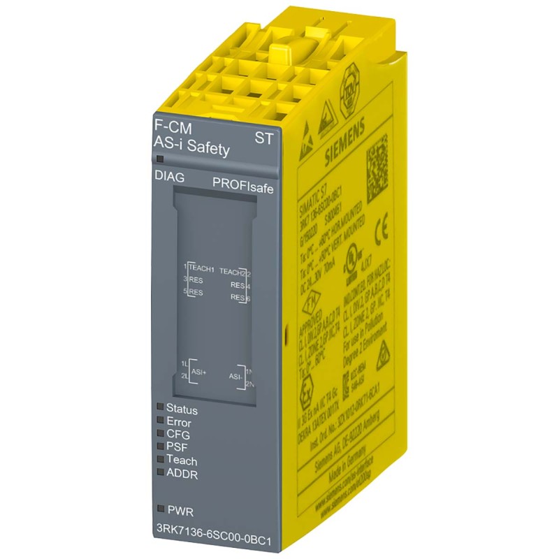 1 pcs - Siemens Safety Module for Use with AS-Interface