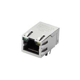 1 pcs : TMJUTHW0121102420 - Modular Connectors / Ethernet Connectors CONN JACK 1PORT 100 BASE-T