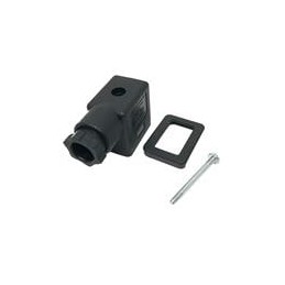 1 pcs : 1210230122 - Circular DIN Connectors IND FORM B-2PE- PG9-BLACK