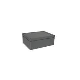 1 pcs : PNR-2608-DG - Electrical Enclosures NEMA Box with Recessed Cover Dark Gray (7.9 X 5.9 X 3 In)