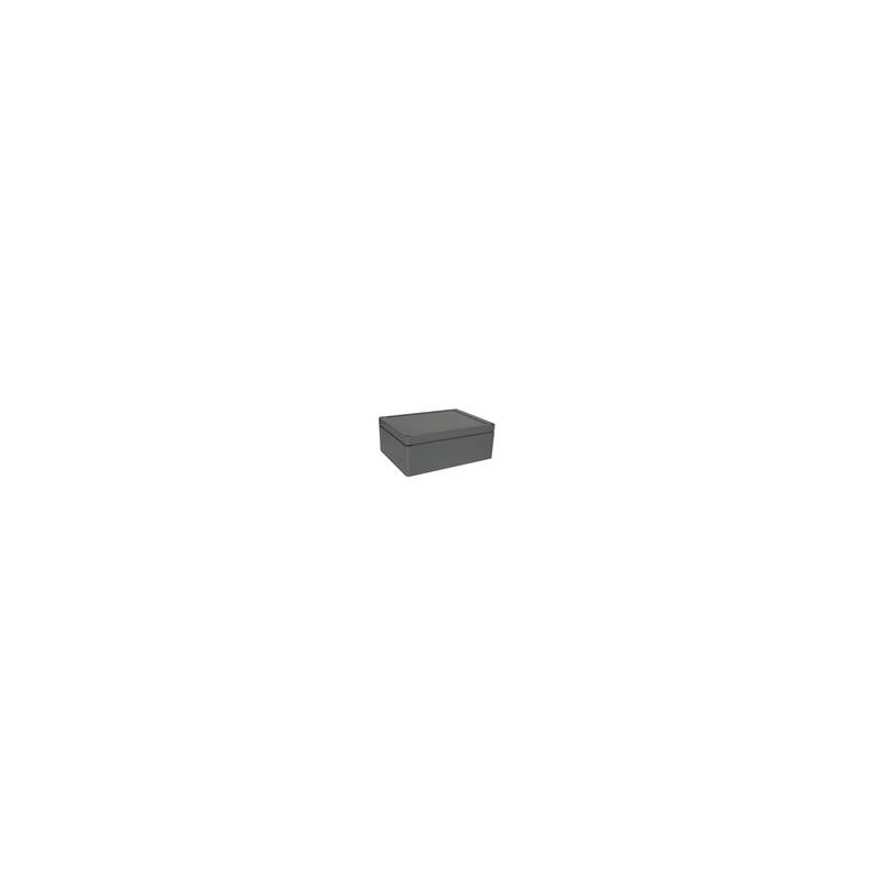 1 pcs : PNR-2608-DG - Electrical Enclosures NEMA Box with Recessed Cover Dark Gray (7.9 X 5.9 X 3 In)