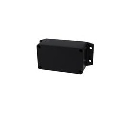 1 pcs : AN-2853-AB - Electrical Enclosures Aluminum Enclosure with Mounting Flanges Black (4.6 X 2.6 X 2.2 In)