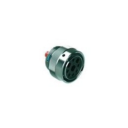1 pcs : AHDM06-24-09SR - Standard Circular Connector SZ 24 PLUG 9 POS SOCKET RED ARGMNT