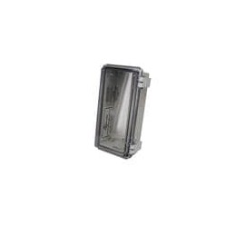 1 pcs : NBF-32206 - Electrical Enclosures NEMA Enclosure ABS Poly Blend with Clear Polycarbonate Door (7.9 X 3.9 X 2.8 In)