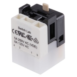 1 pcs - RS PRO Contact Block for Use with ADA16E Series, 125 V ac, 250 V ac, 1CO