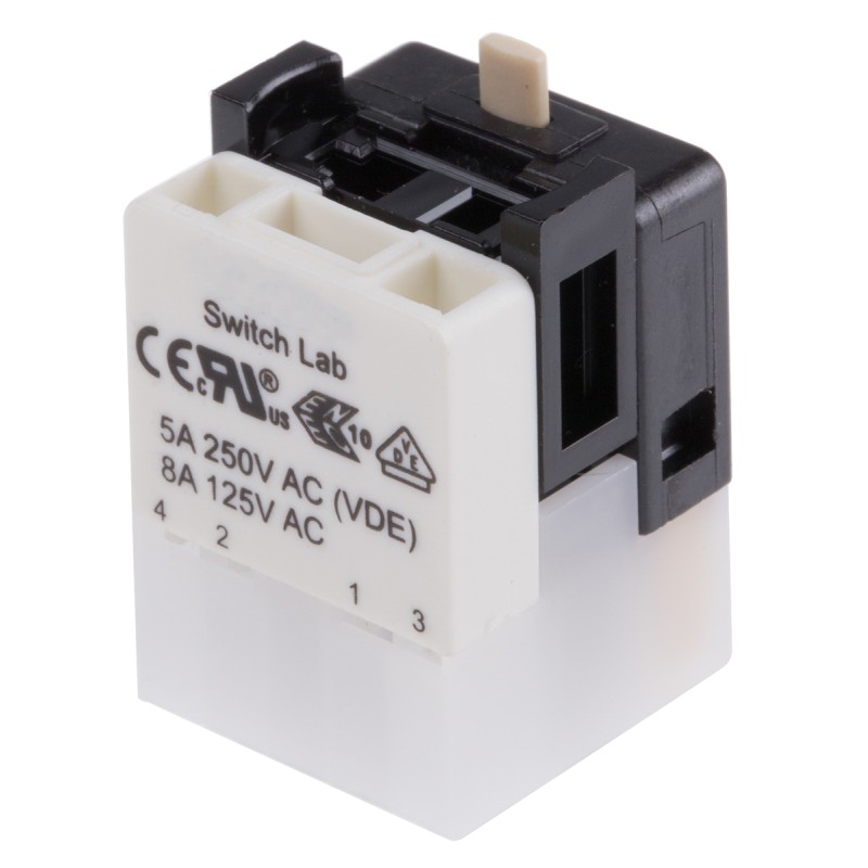 1 pcs - RS PRO Contact Block for Use with ADA16E Series, 125 V ac, 250 V ac, 1CO