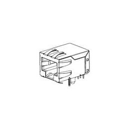 1 pcs : 44050-0003 - Modular Connectors / Ethernet Connectors 8/8 RA LO PROFILE