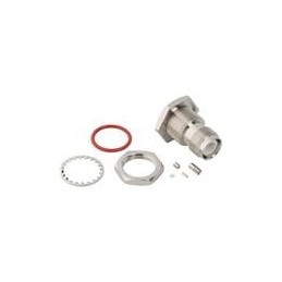 1 pcs : 031-7006 - RF Connectors / Coaxial Connectors RP-TNC Straight Crimp Jack 1.37 mm Micro-Cable Rear Bulkhead 50 Ohm IP67