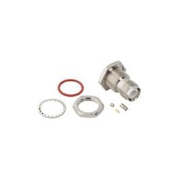 1 pcs : 031-7005 - RF Connectors / Coaxial Connectors RP-TNC Straight Crimp Jack 1.32 mm Micro-Cable Rear Bulkhead 50 Ohm IP67