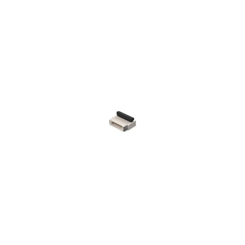 1 pcs : FFC2B28-04-G - FFC & FPC Connectors 04W,0.5mm FFC Con,R/A,Dual Cont,B/Flp,H1.0mm,Gld,SMT,T&R