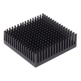 1 pcs - Heatsink, Universal Square Alu, 7K/W, 53.3 x 53.3 x 16.5mm, Adhesive Foil, Conductive Foil