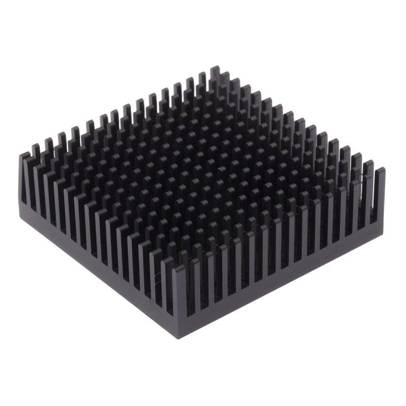 1 pcs - Heatsink, Universal Square Alu, 7K/W, 53.3 x 53.3 x 16.5mm, Adhesive Foil, Conductive Foil