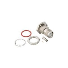 1 pcs : 031-7007 - RF Connectors / Coaxial Connectors RP-TNC Straight Crimp Jack RG-178 Rear Bulkhead 50 Ohm IP67