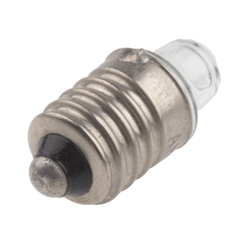 1 pcs - RS PRO E10 Indicator Light, Clear, 1.2 V, 220 mA, 30h