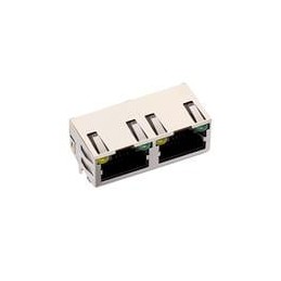 1 pcs : 615016137721 - Modular Connectors / Ethernet Connectors WR-COM Modular Jack RJ45 Horztl Dual prt