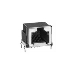 1 pcs : TM11R-5C-66(50) - Modular Connectors / Ethernet Connectors JACK 6-6 SHIELDED PCB MNT