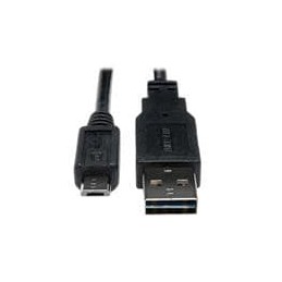 1 pcs : UR050-010 - USB Cables / IEEE 1394 Cables 10' USB 2.0 UniRvr Cbl Male - MicroMale