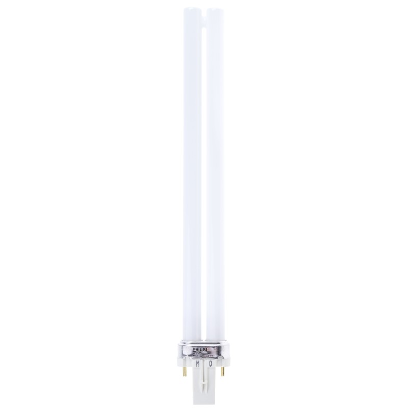 1 pcs - G23 Twin Tube Shape CFL Bulb, 11 W, 2700K, Warm White Colour Tone
