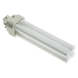 1 pcs - G24q-2 2D Shape CFL Bulb, 18 W, 2700K, Warm White Colour Tone