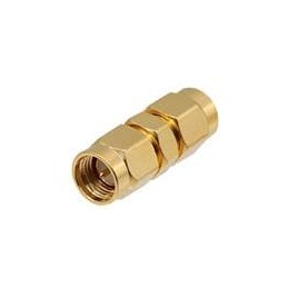 1 pcs : CGM-1180-MM-SMA-09 - RF Adapters - In Series SMA Male to SMA Male Adapter, DC-18 GHz