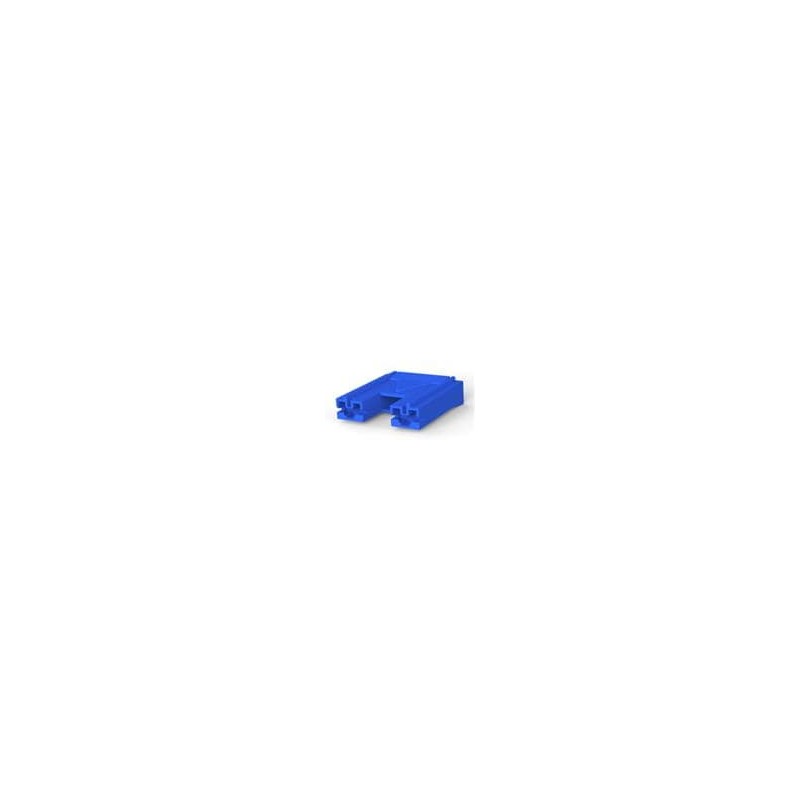 1 pcs : 176498-6 - Terminals 187 POSITVE LOCK REC 2P BLUE