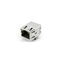 1 pcs : JD1-0003NL - Modular Connectors / Ethernet Connectors Through Hole 1X1 10/100 Tab Up