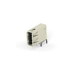 1 pcs : 292336-1 - USB Connectors 1X1 A/REC R/A T/H