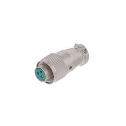 1 pcs : SRCN6A13-3SX - Standard Circular Connector 3POS SILVER SLDR PLUG FEMALE