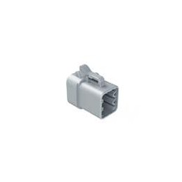 1 pcs : ATP06-6S-RD01 - Automotive Connectors 6-Position Plug, Female, Reduced Diameter Seal, Grey
