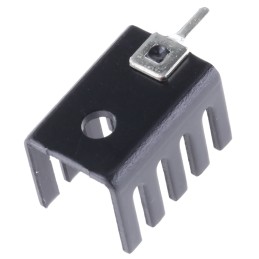 1 pcs - Heatsink, 27°C/W, 13.21 x 12.7 x 19.05mm, Clip